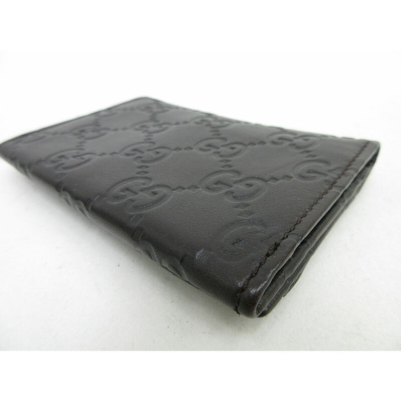 Gucci Guccissima Wallet Business Holder Brown Leather - Picture 6 of 8